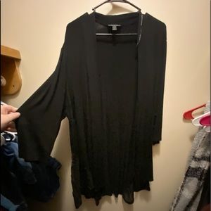 Black cardigan 3x